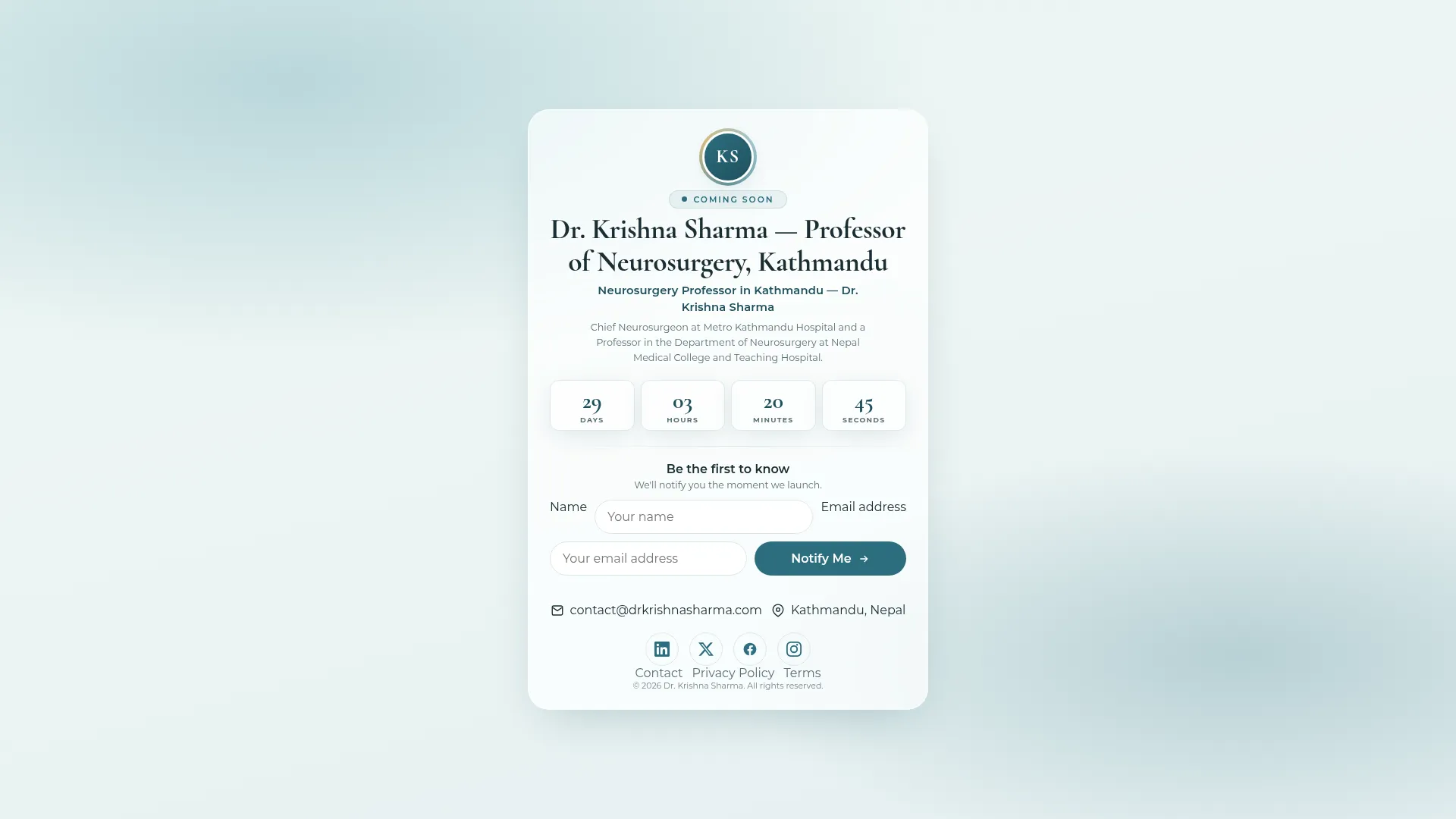 Drkrishnasharma.com.np