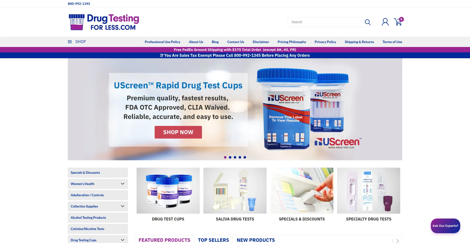 Drugtestingforless.com é Seguro e Confiável?