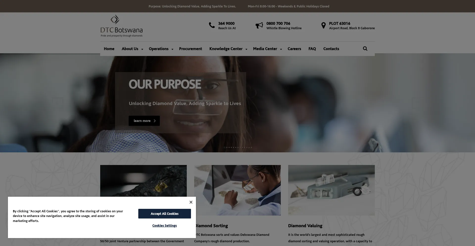 Dtcbotswana.com é Seguro e Confiável?
