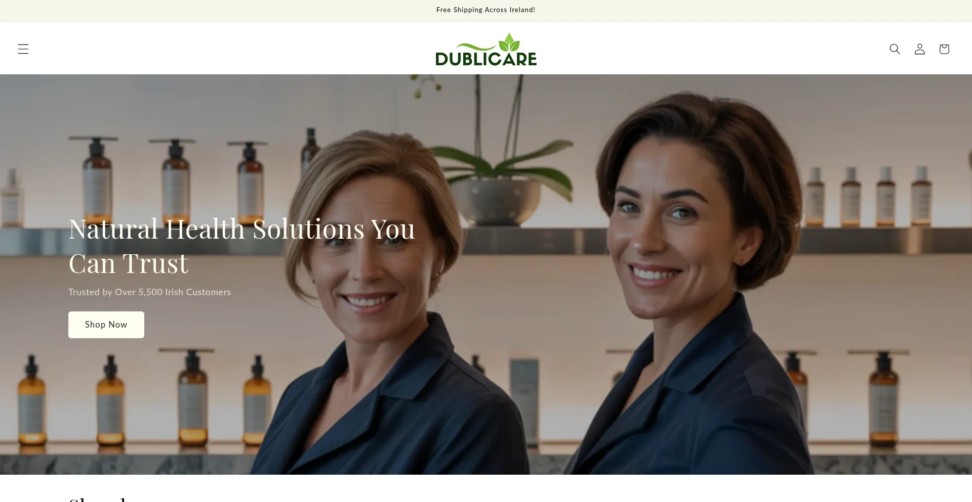 Website screenshot of Dublicare.com