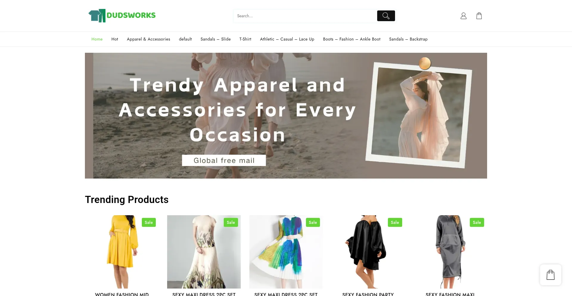 Dudsworks.com Screenshot
