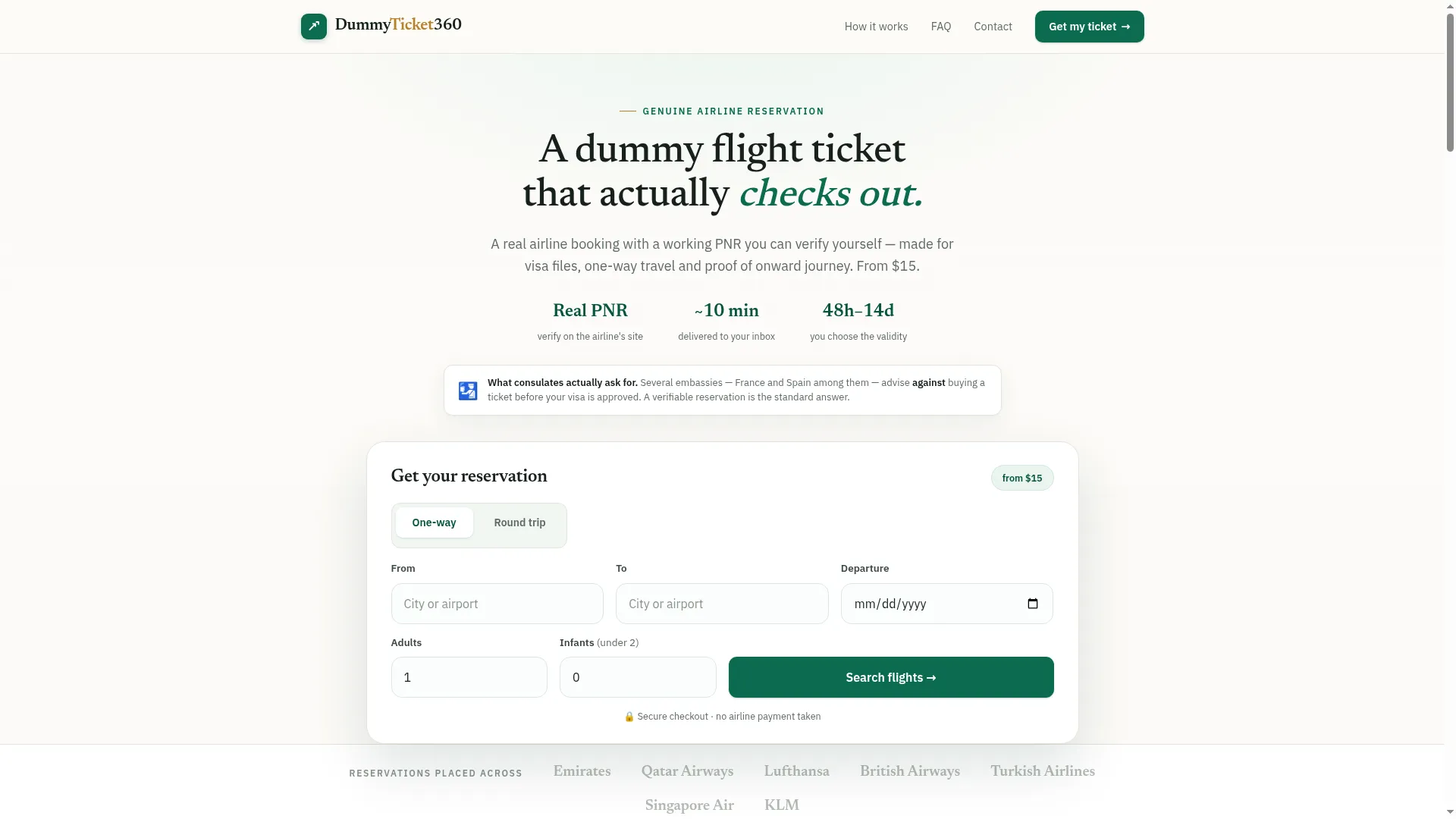 Dummyticket360.com