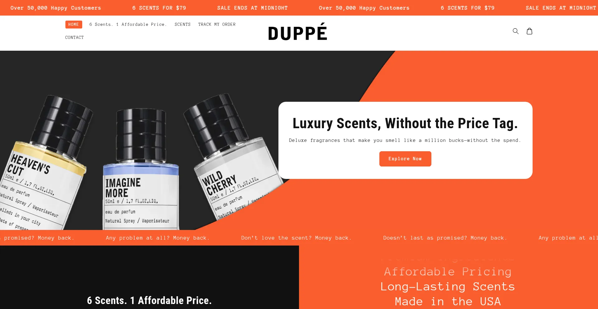 Duppescents.com Screenshot