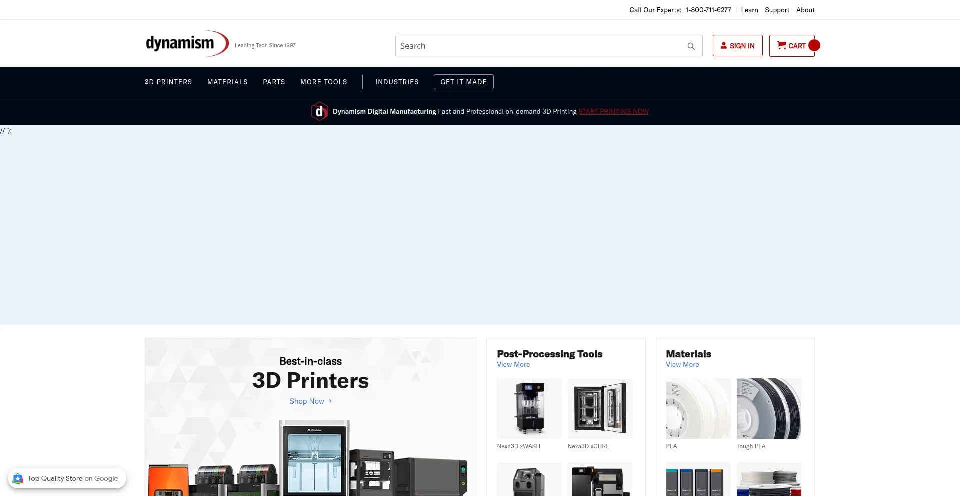 Dynamism.com Screenshot