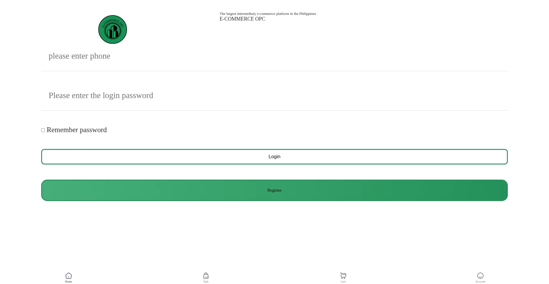 E-commerceservicesopc.com Screenshot