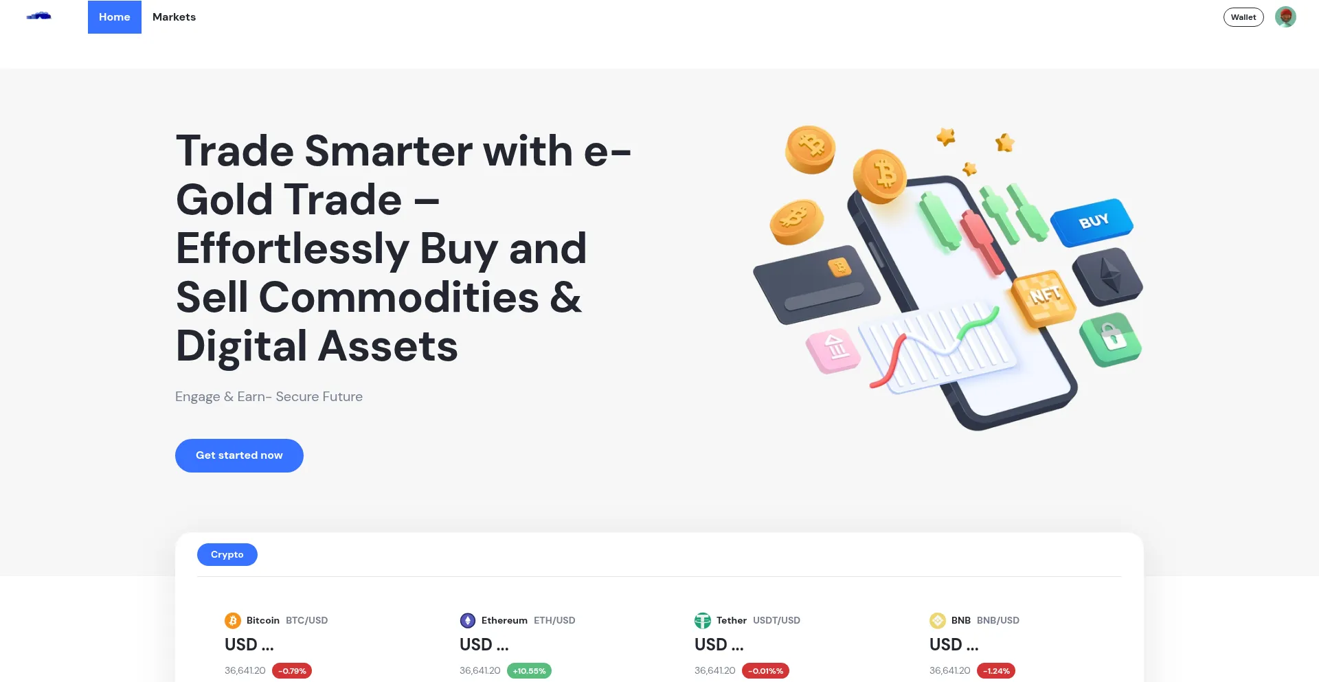 E-goldtrade.com Screenshot