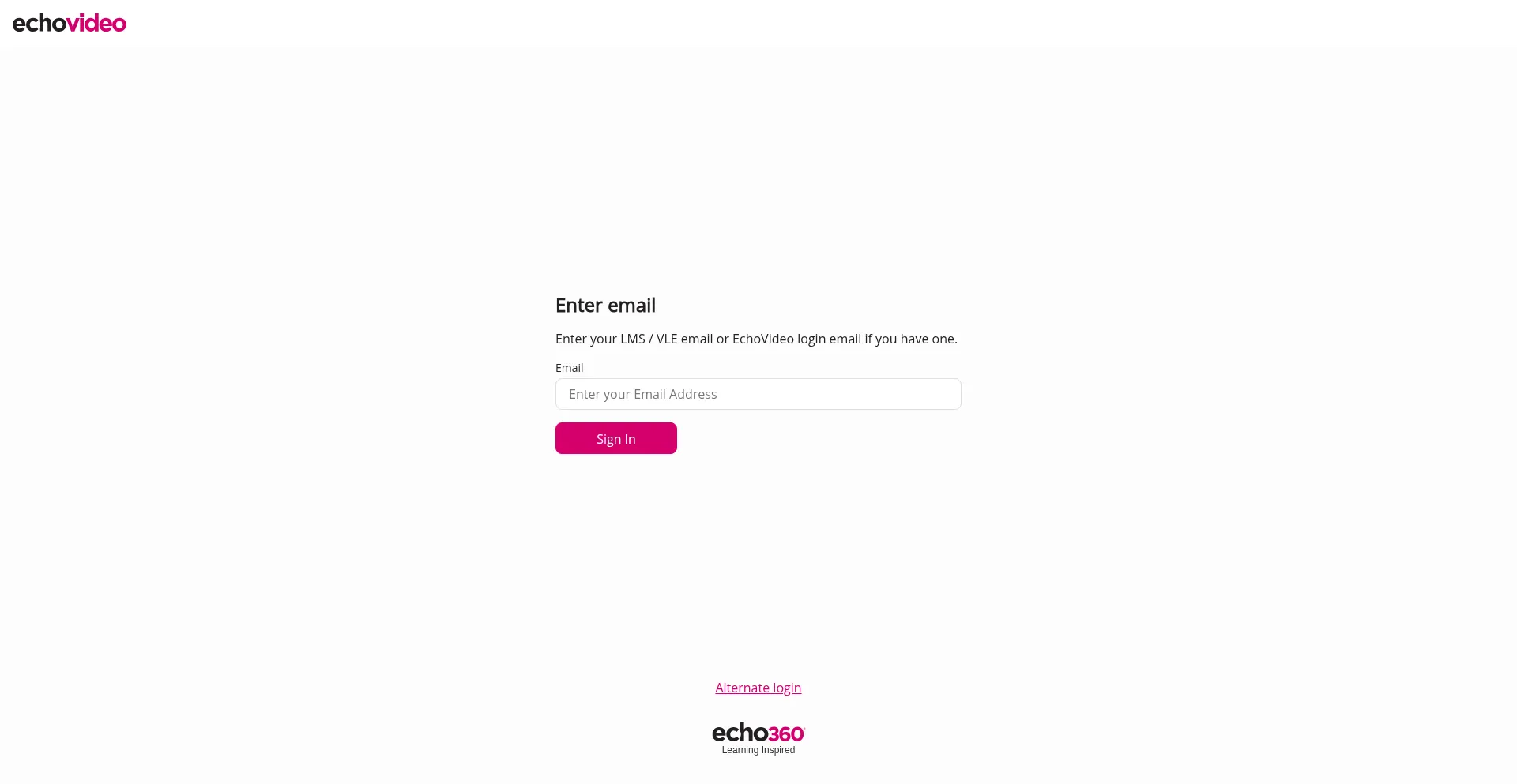 Website screenshot of Echo360.net.au