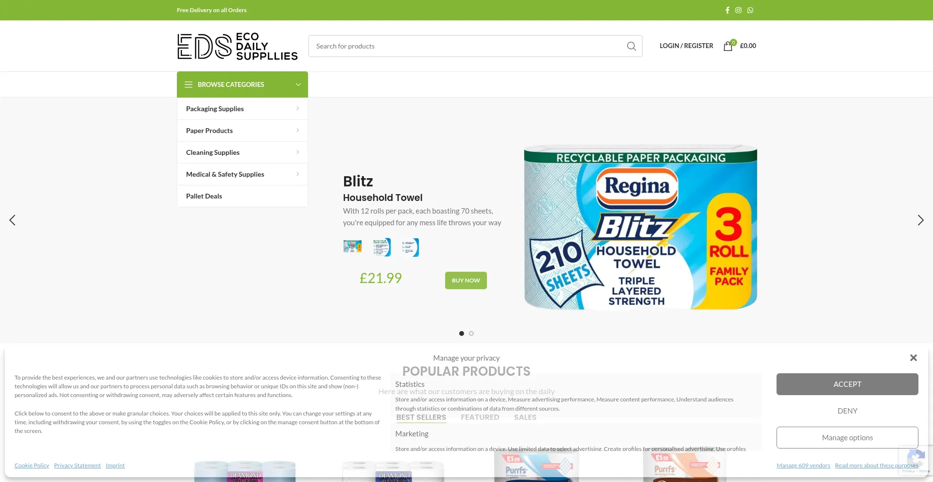 Ecodailysupplies.com é Seguro e Confiável?