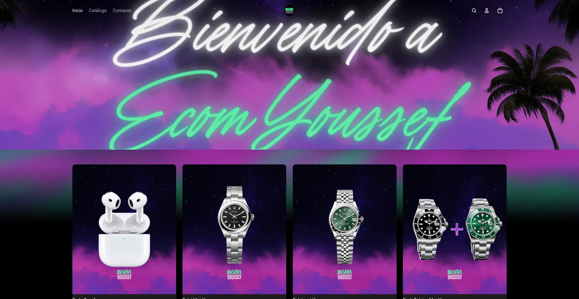 Website screenshot of Ecomyoussef.xyz