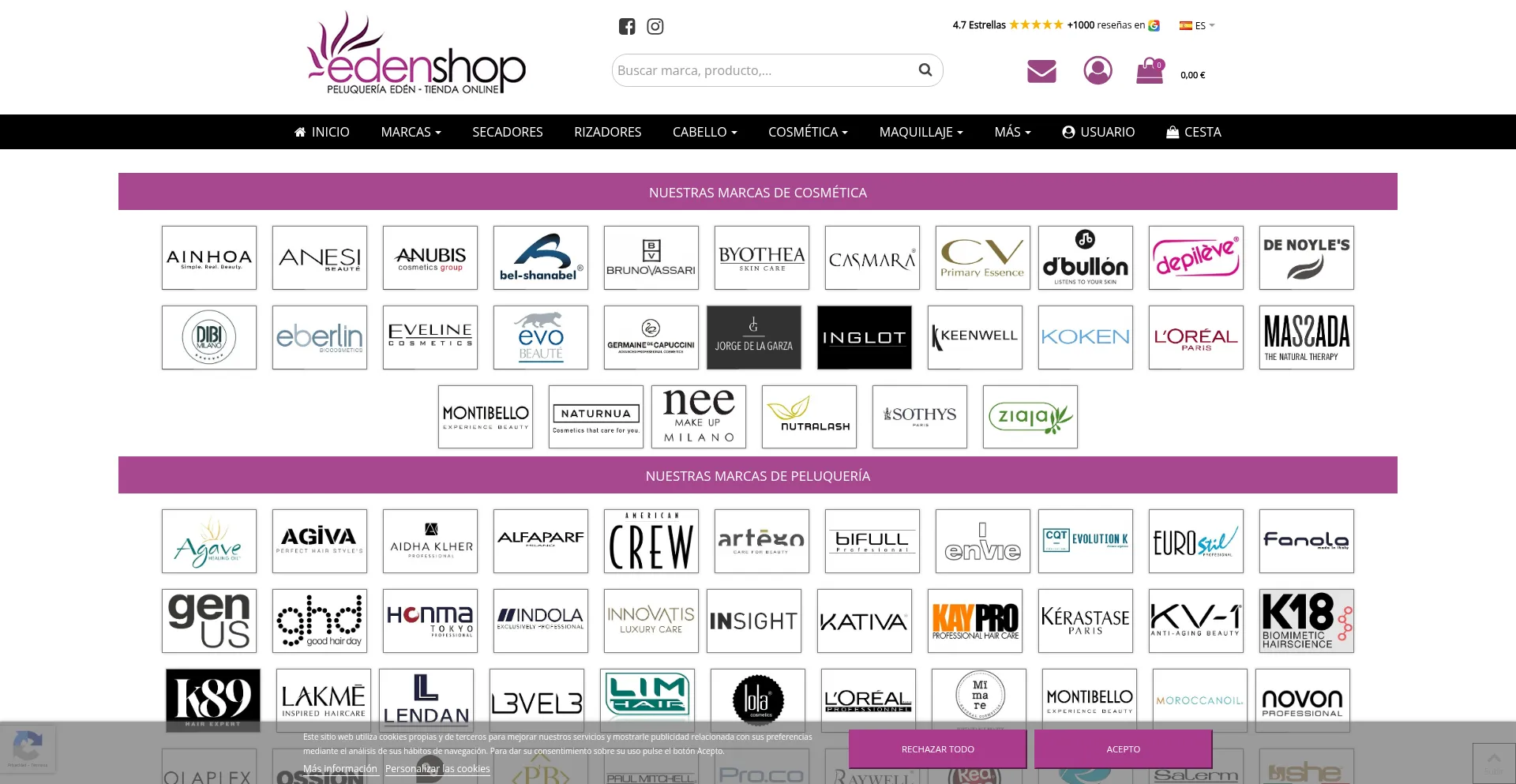 Edenshop.es é Seguro e Confiável?