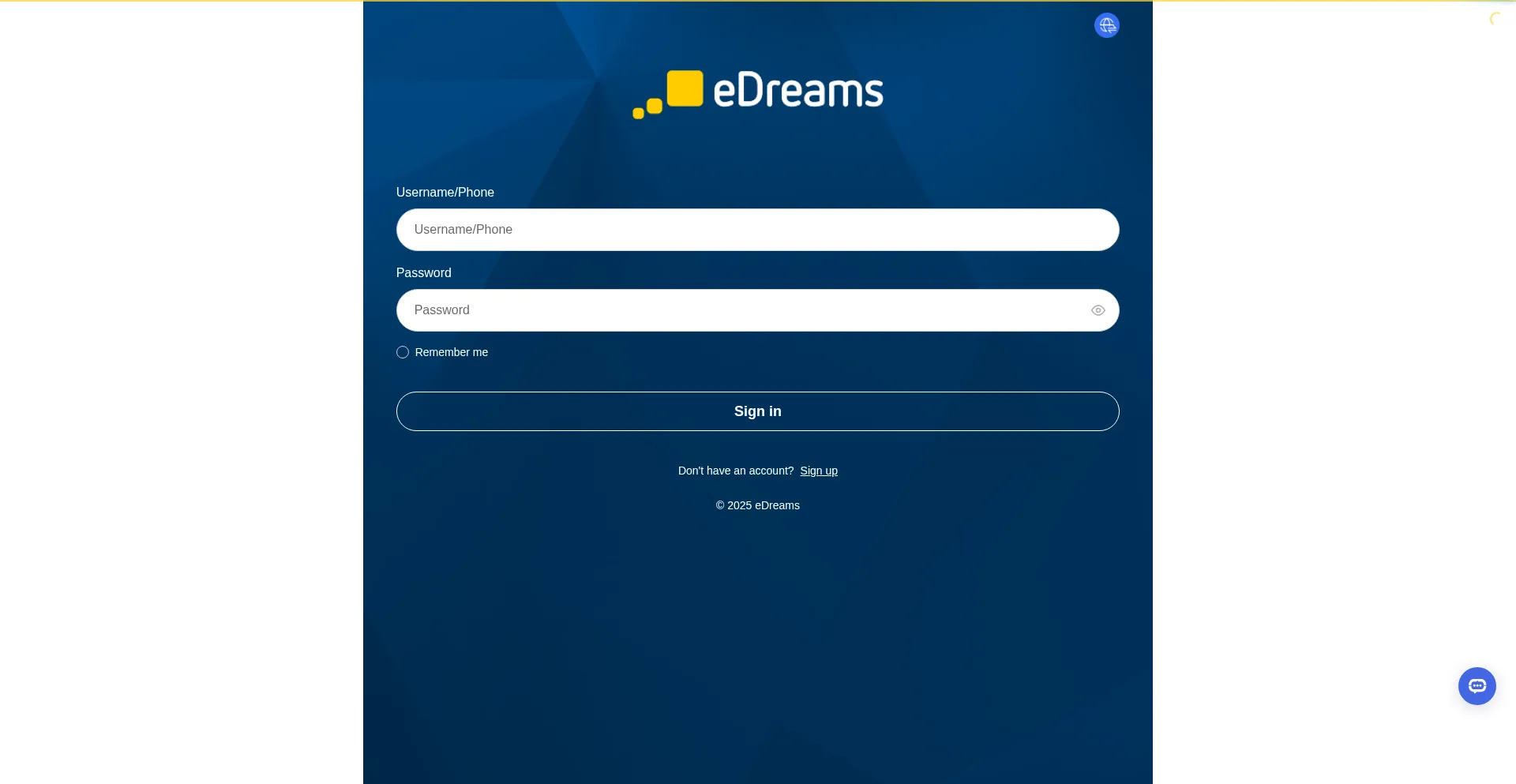 Website screenshot of Edreamsbiz.com