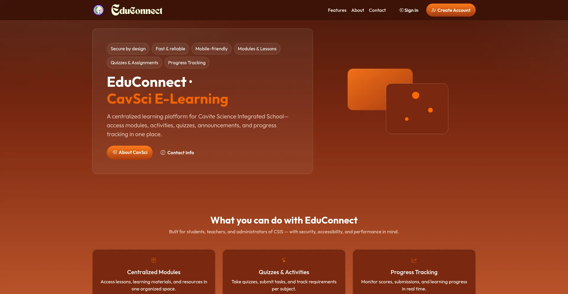 Educonnectcavsci.info