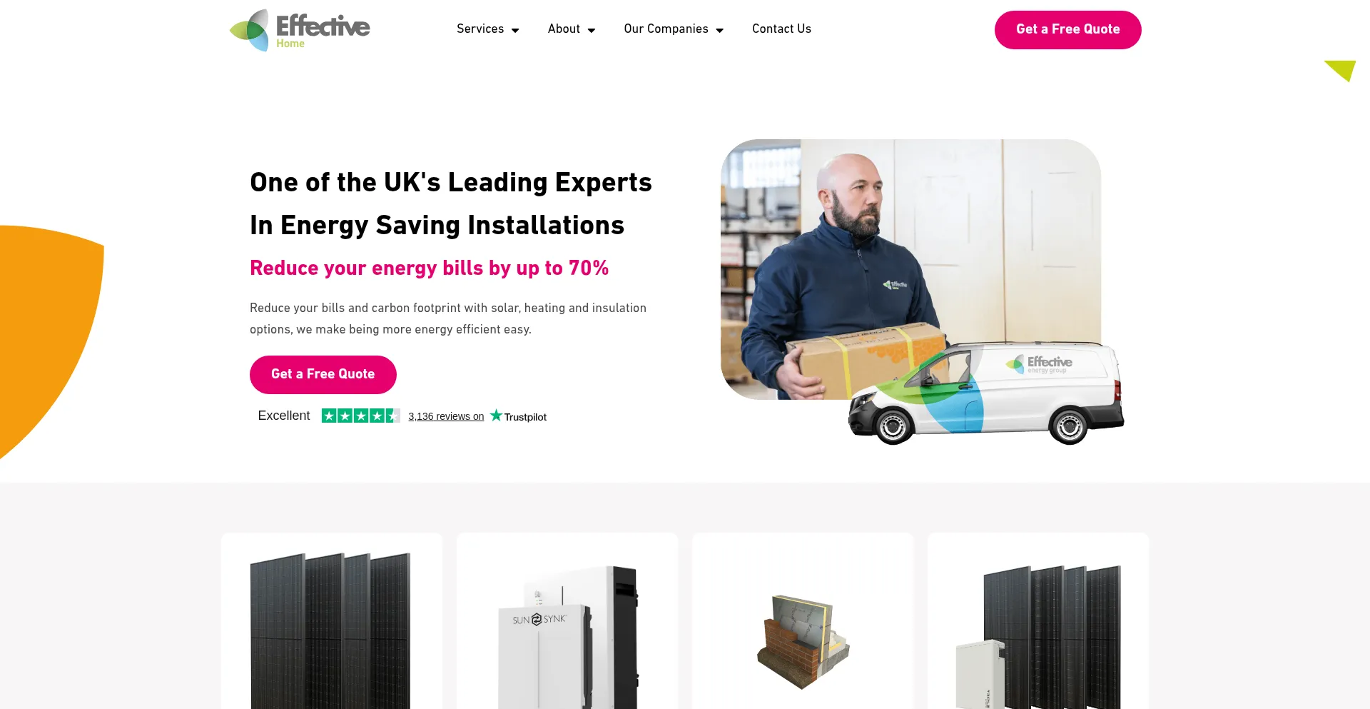 Effectivehome.co.uk Screenshot