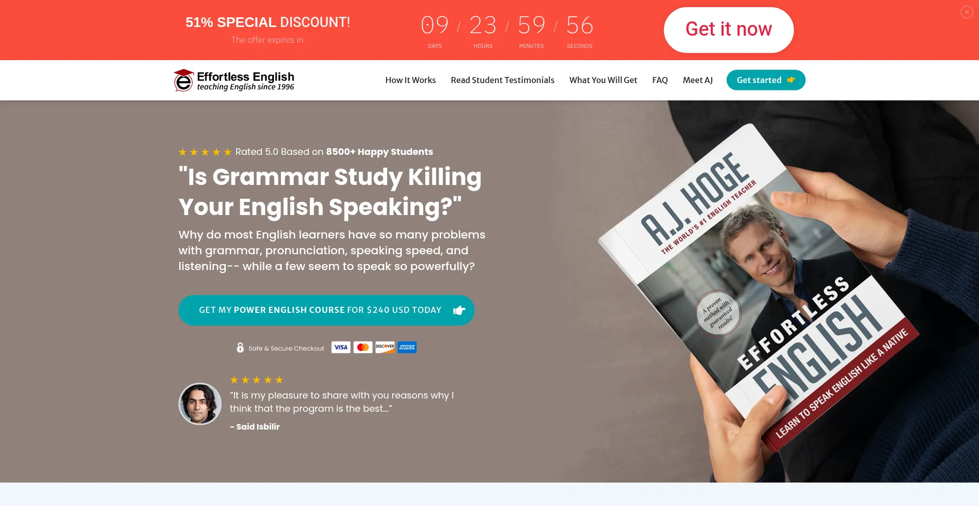 Effortlessenglishclub.com é Seguro e Confiável?