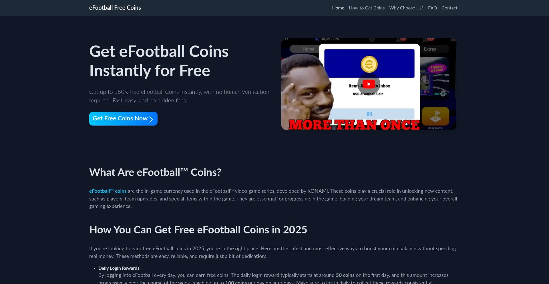 Efootballfreecoins.com