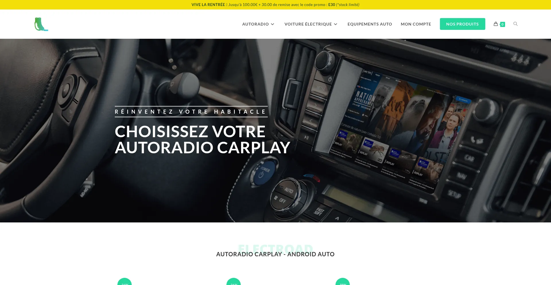 Elect-road.fr Screenshot