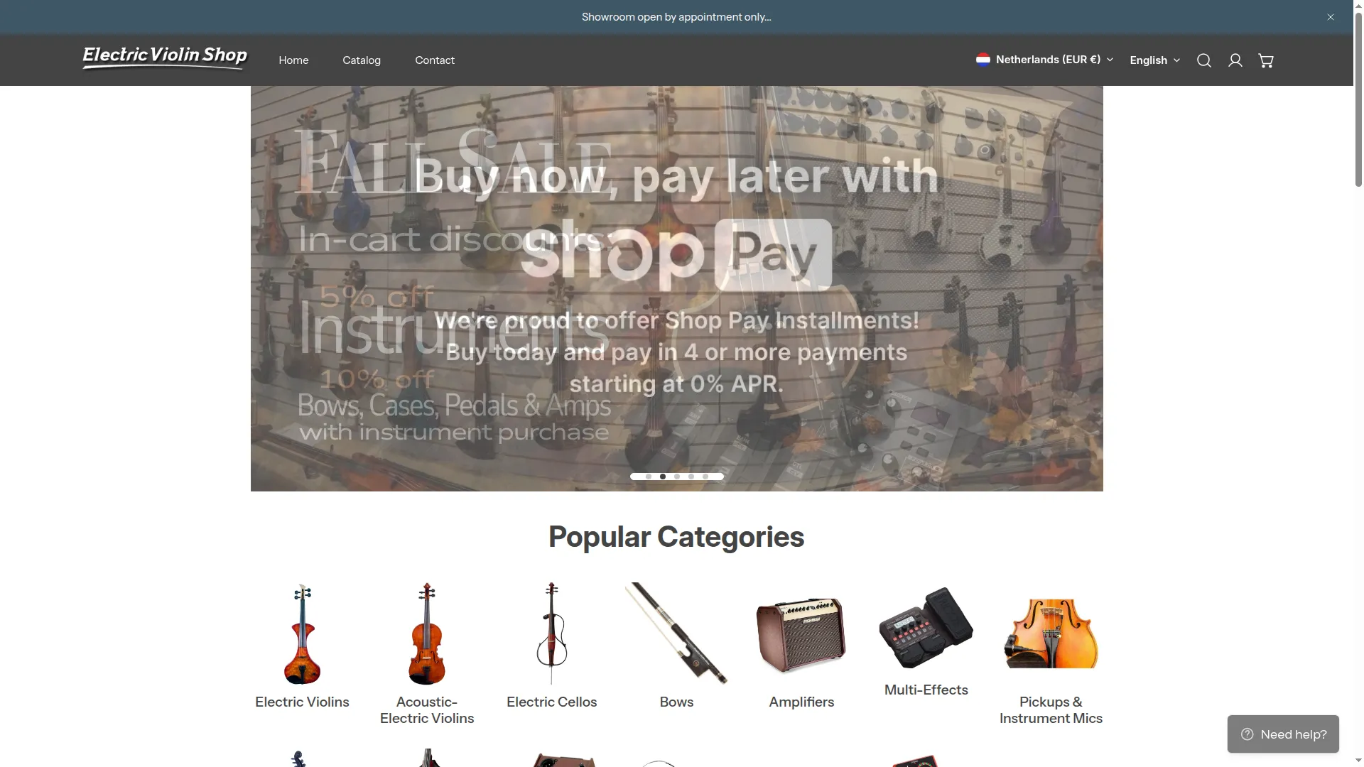 Electricviolinshop.com