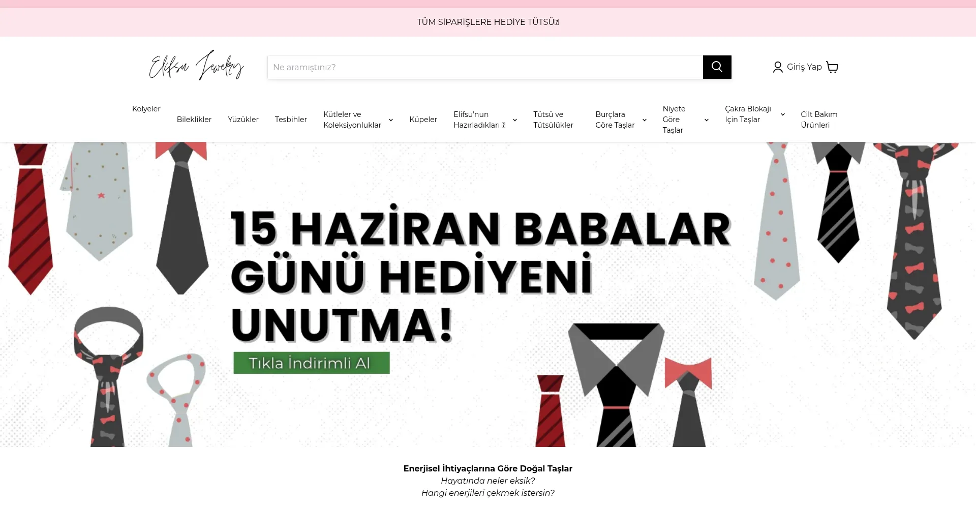 Elifsujewelry.com Screenshot