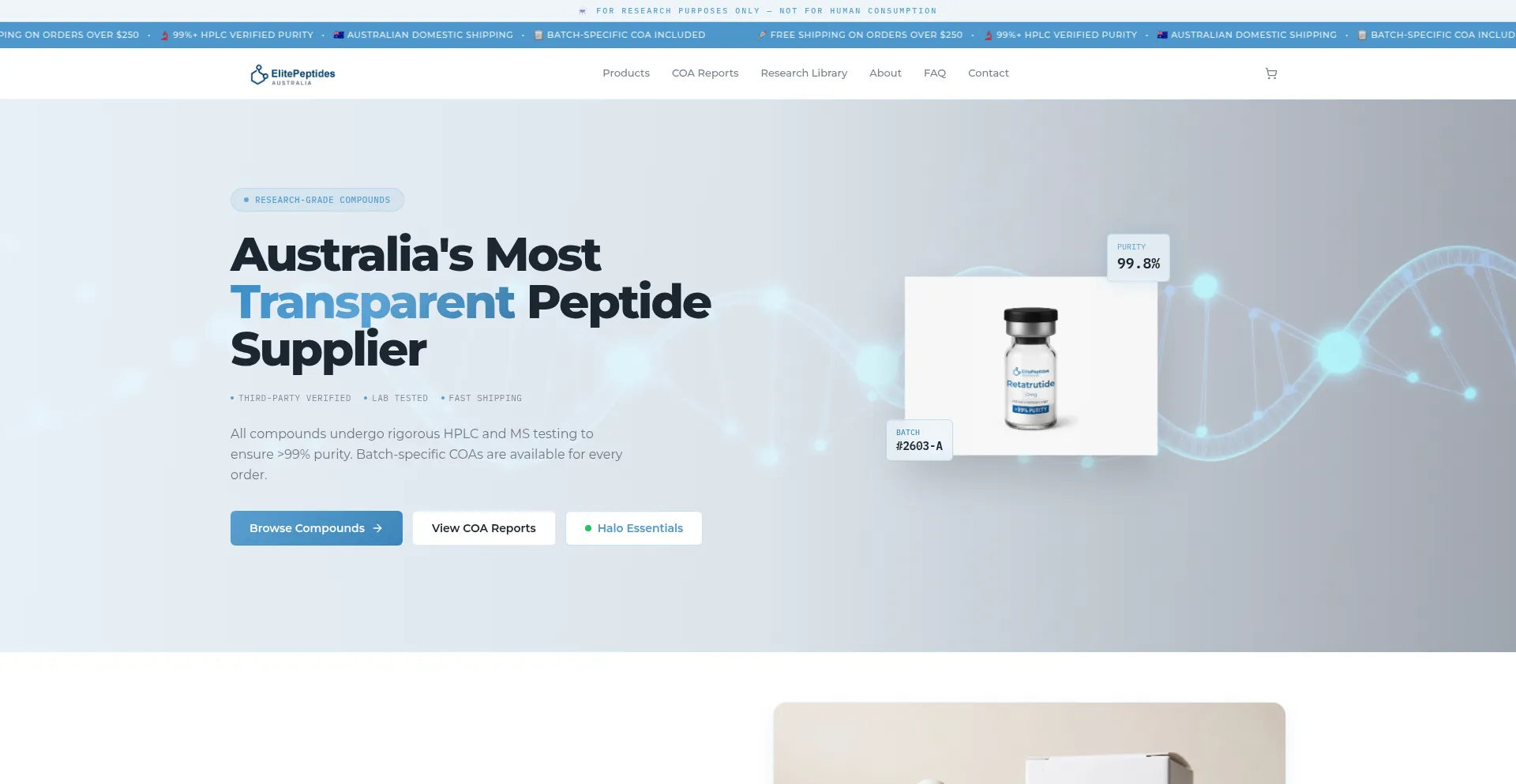 Elitepeptidesaustralia.com