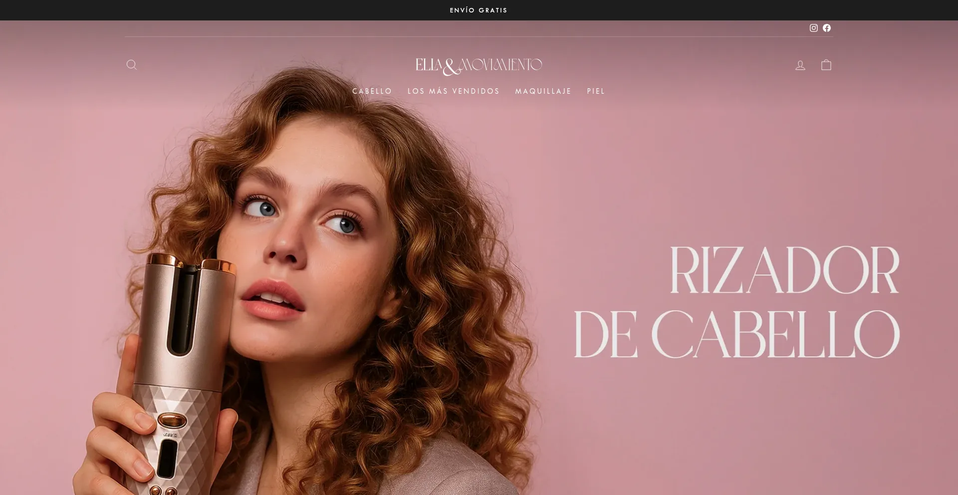 Website screenshot of Ellaemovimiento.com