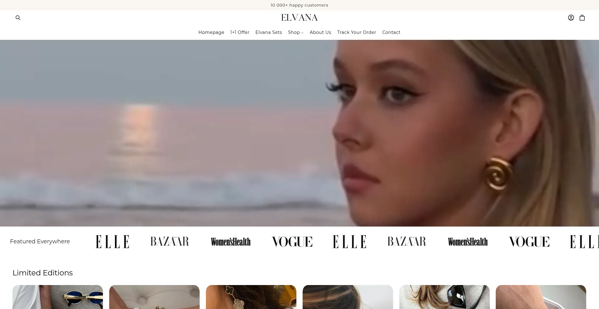 Website screenshot of Elvanamelbourne.com