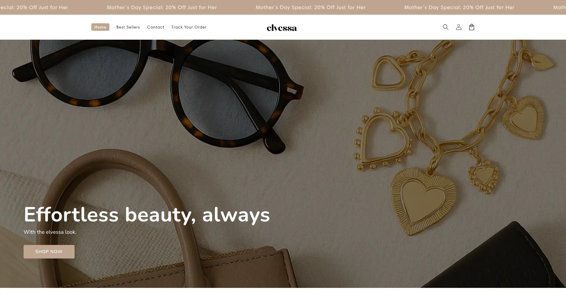 Elvessa.shop Screenshot