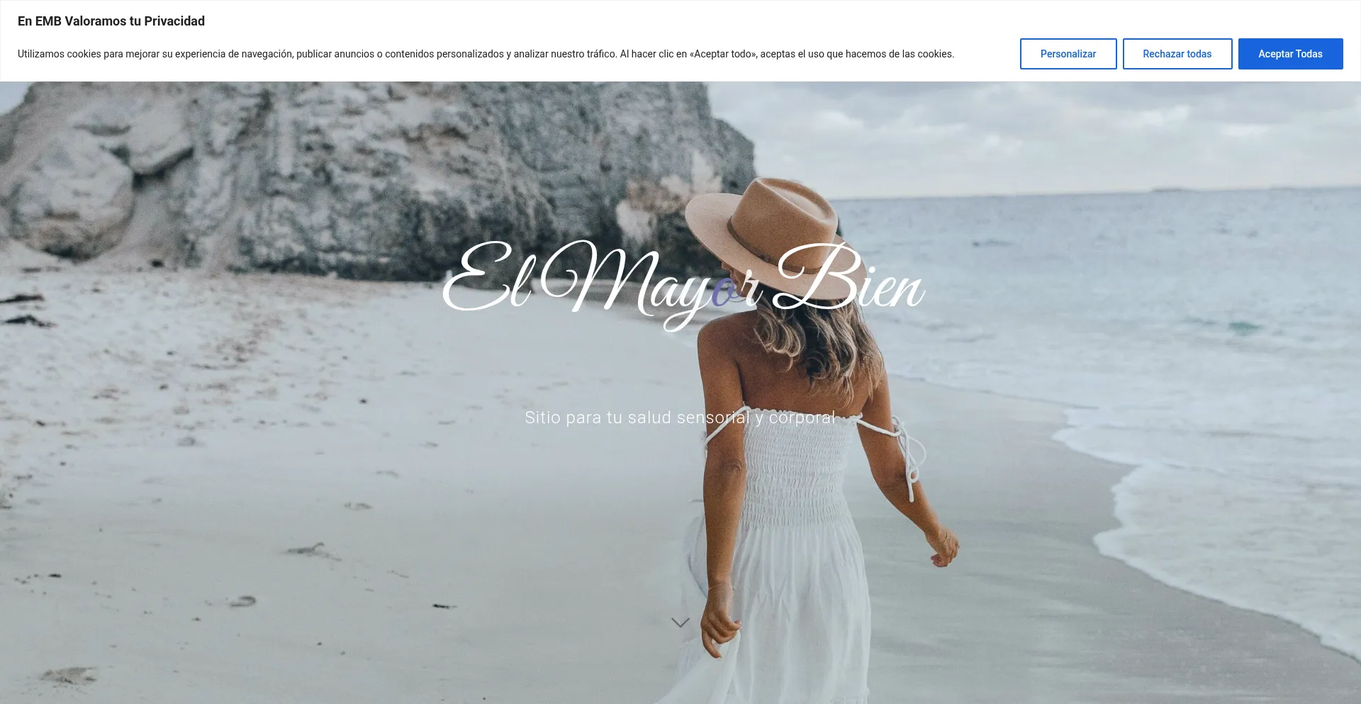 Website screenshot of Emb.com.ar