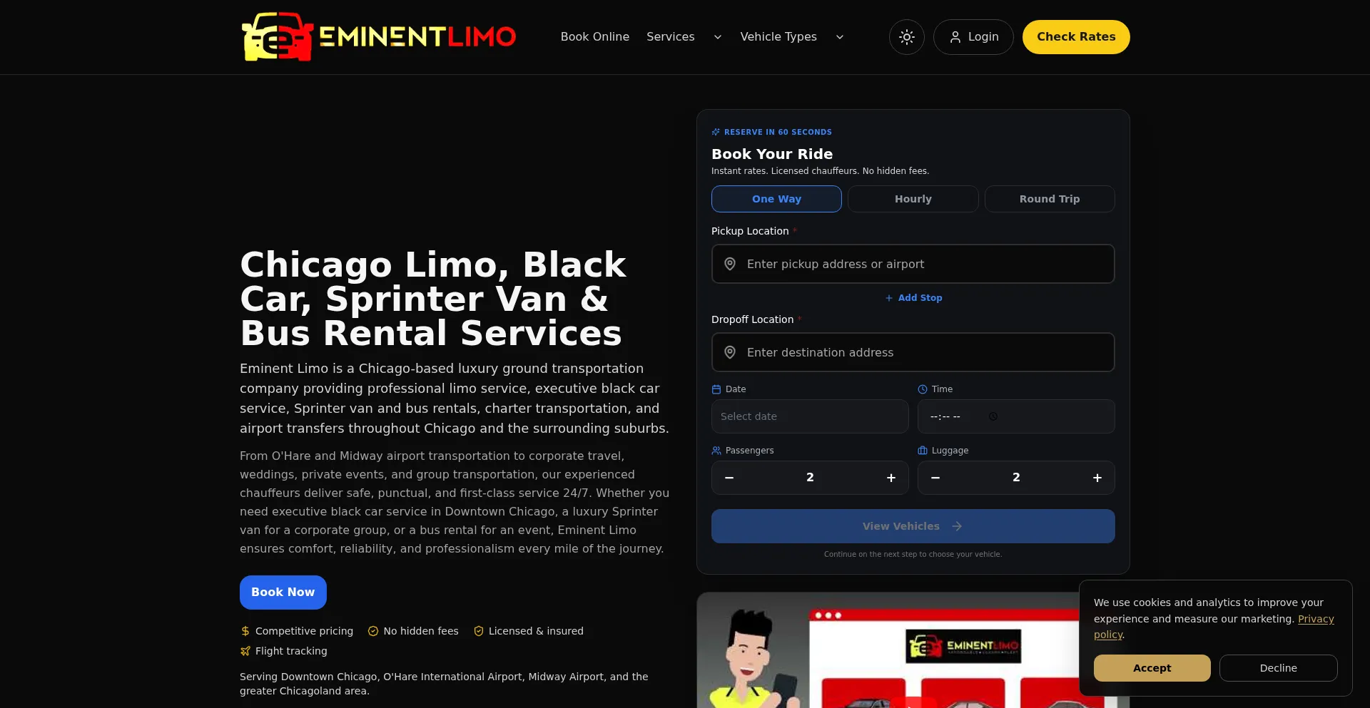 Eminentlimosprinterbus.com