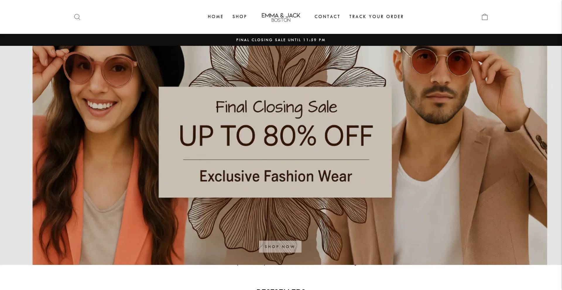 Website screenshot of Emmajackboston.com
