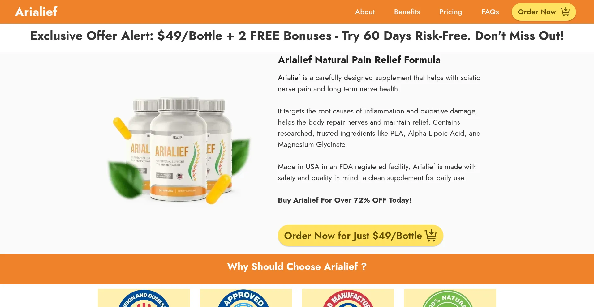 Website screenshot of En-arialief-us.us