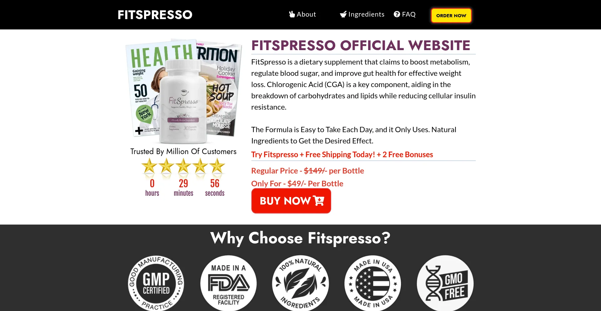 Website screenshot of En-en-us-us-fitspresso.com