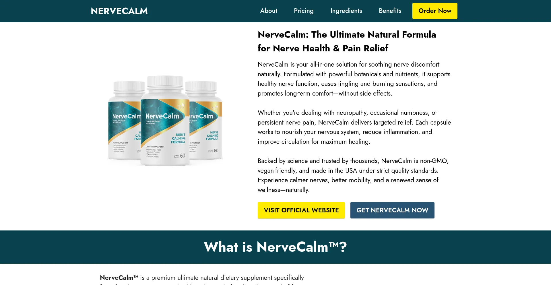 En-nerve-calm.com é Seguro e Confiável?