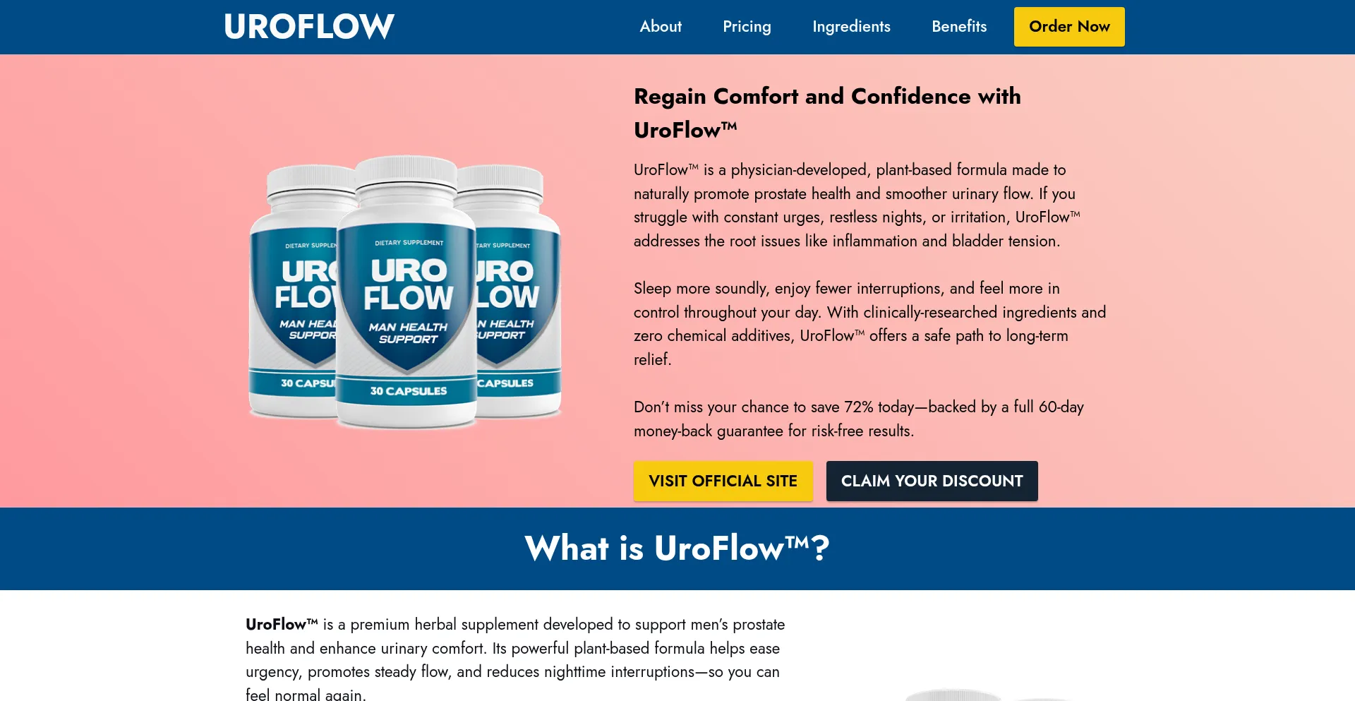 En-usa-uroflow.com é Seguro e Confiável?