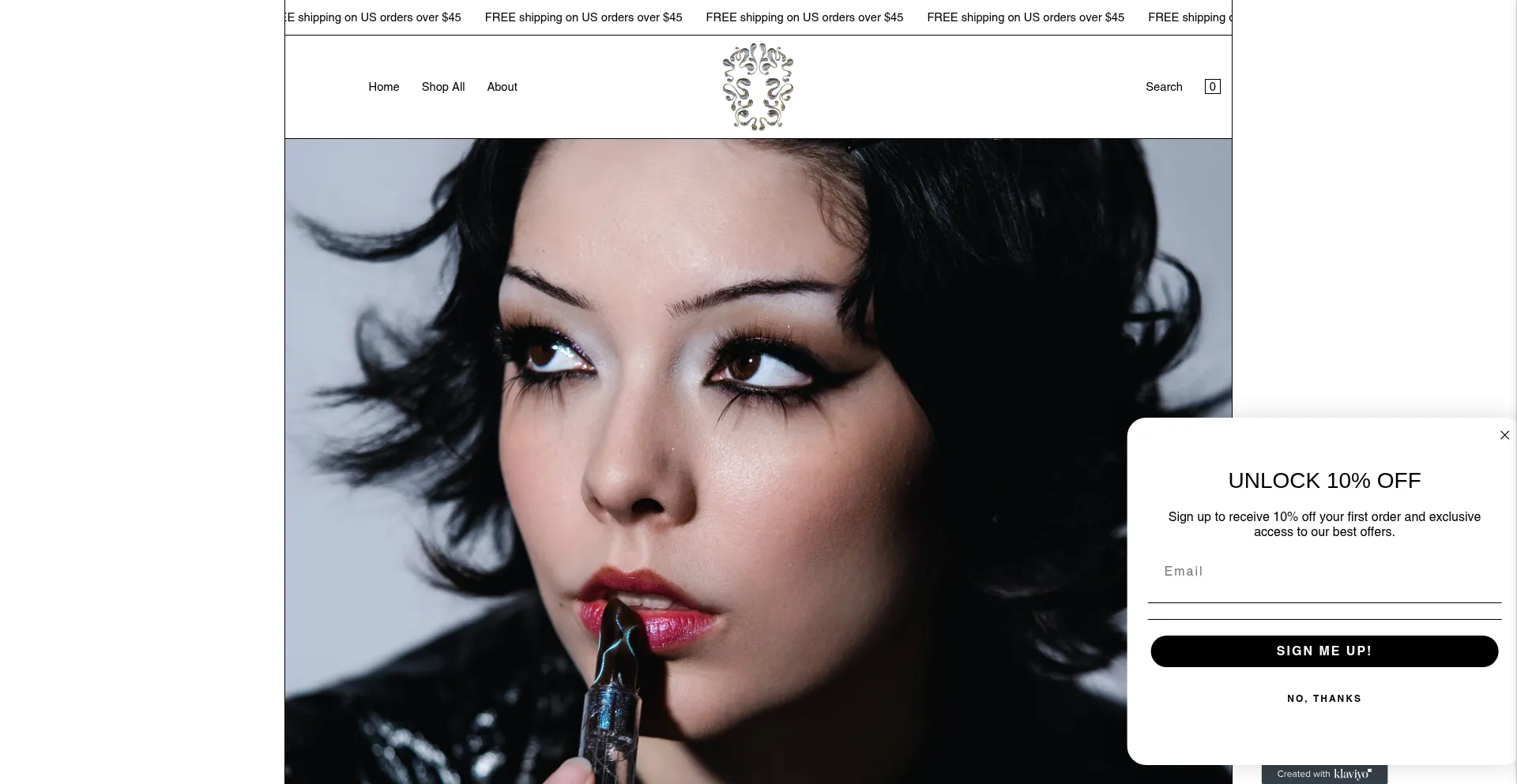 Website screenshot of Enkobeauty.com