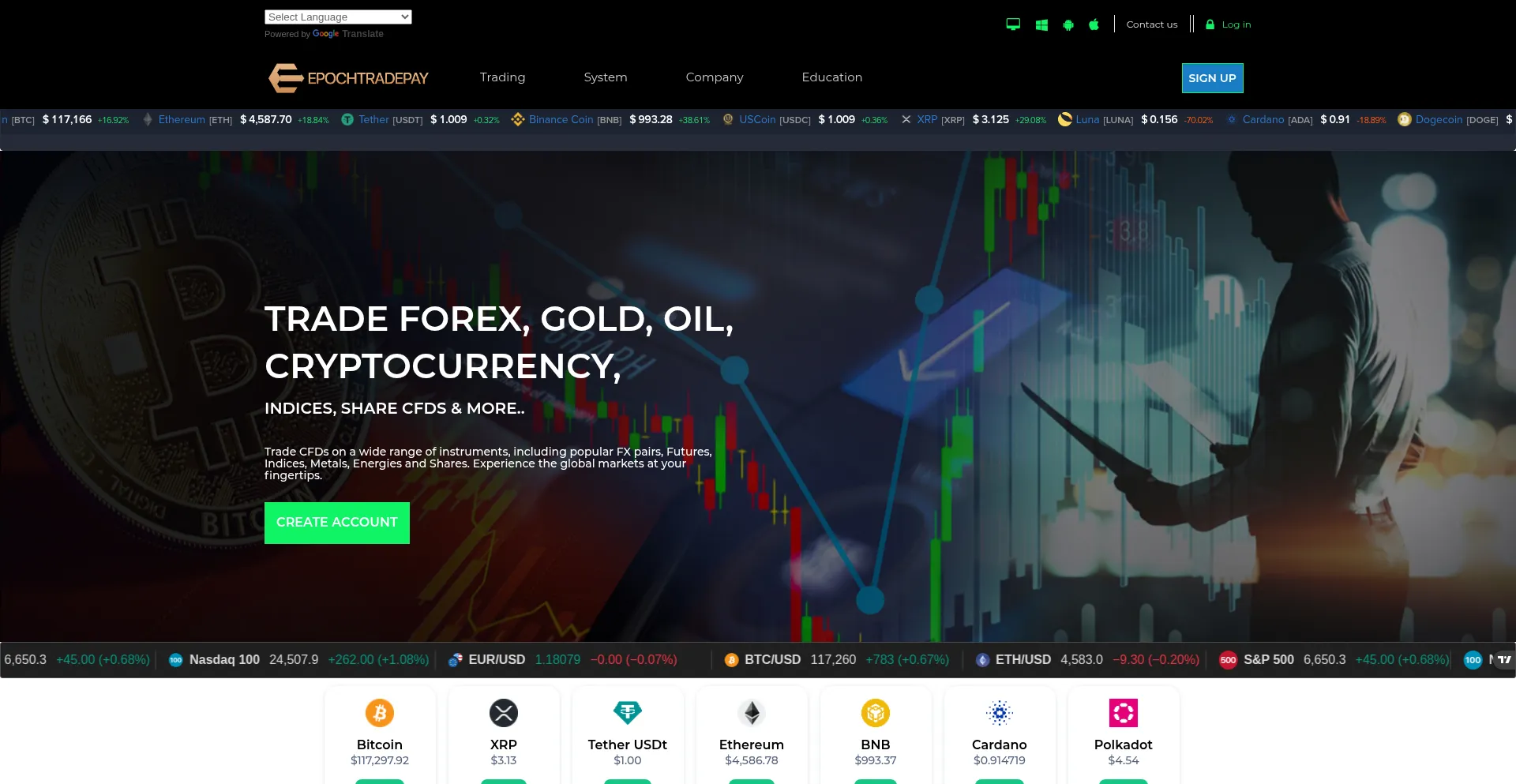 Epochtradepay.com é Seguro e Confiável?