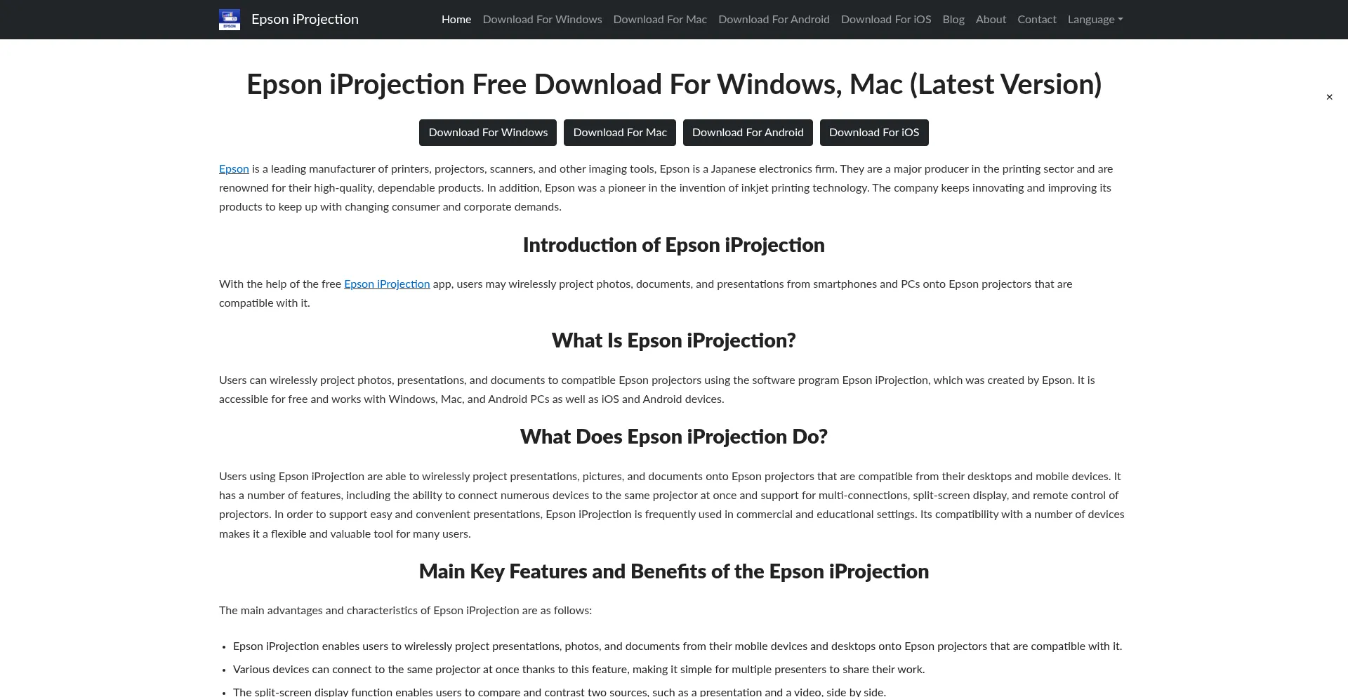 Epsoniprojection.com
