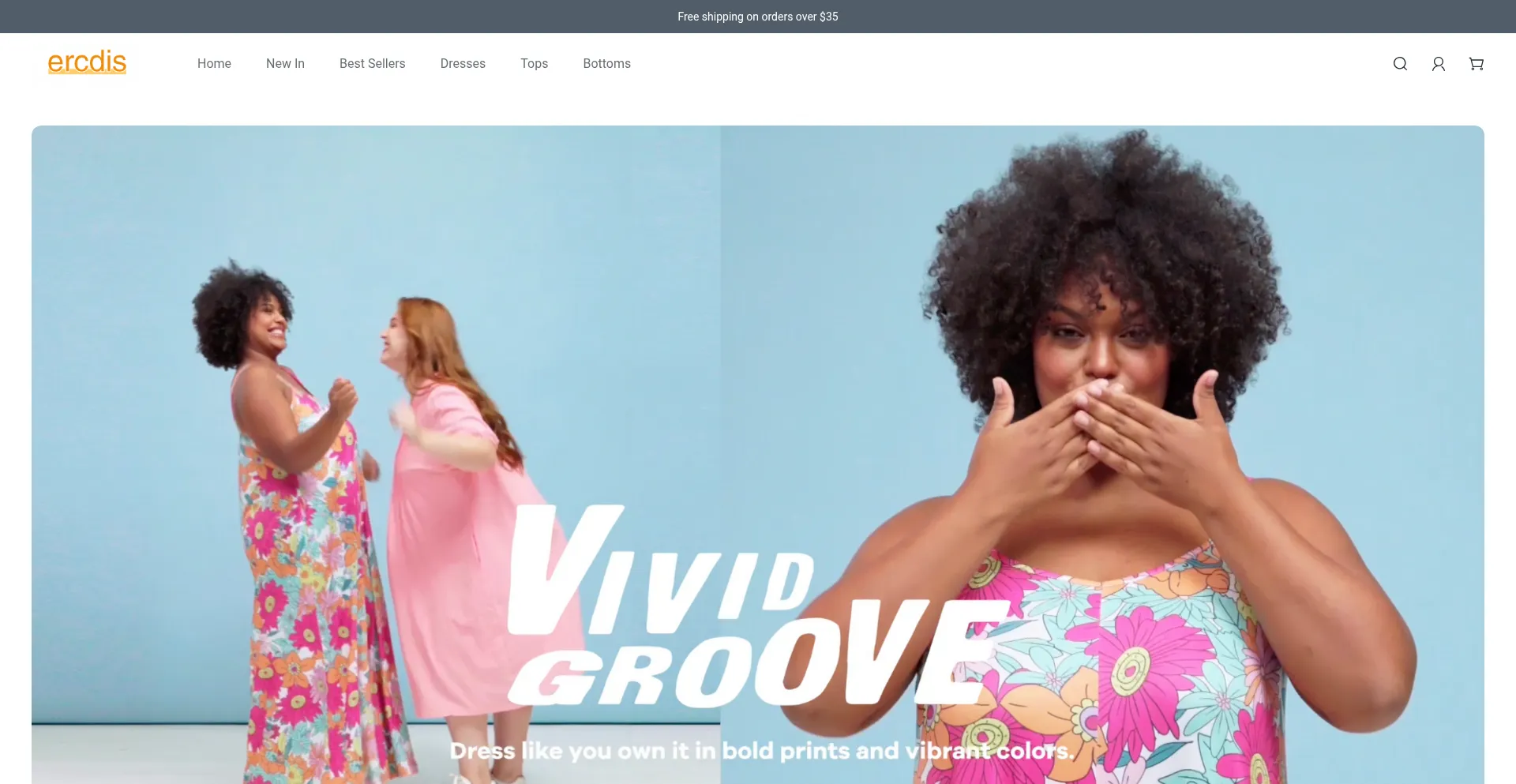Website screenshot of Ercdis.shop