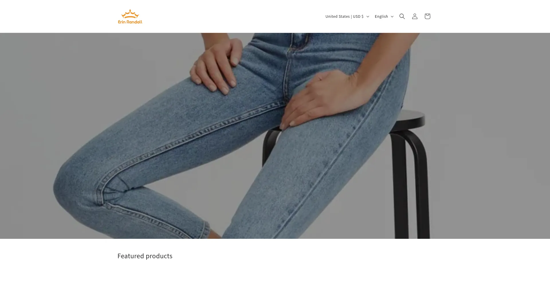 Website screenshot of Erinrandall.shop