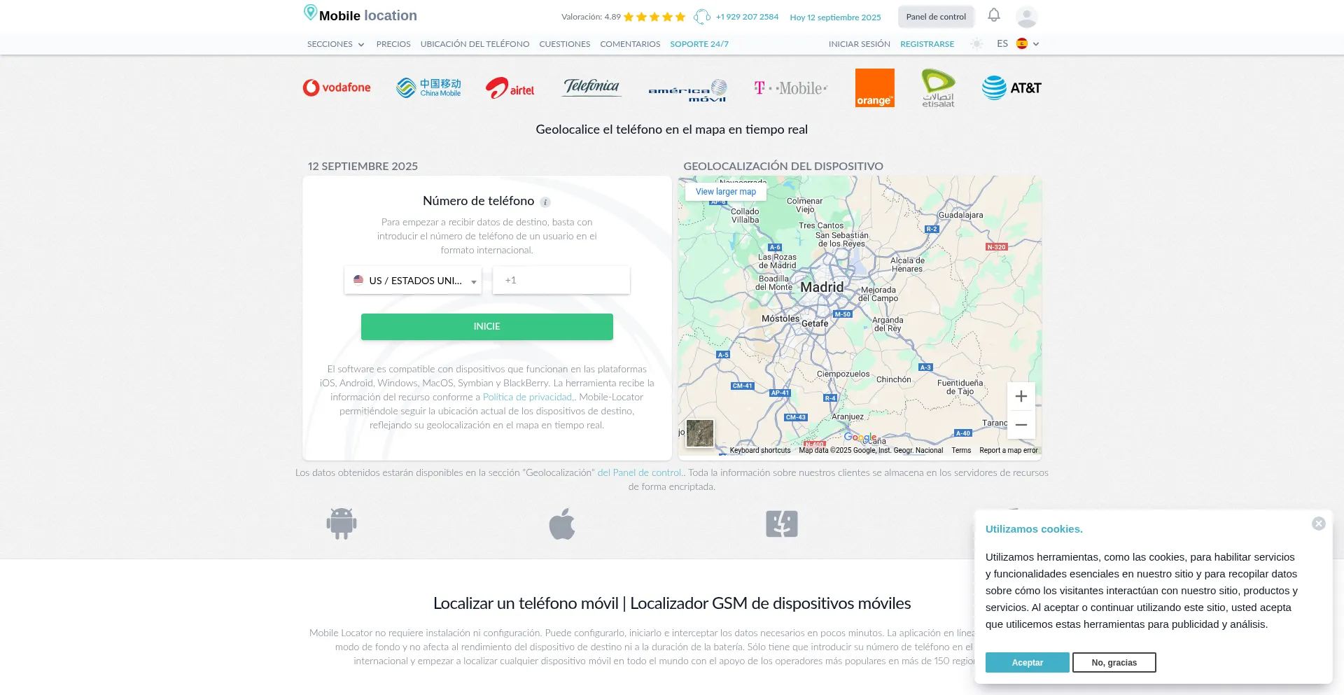 Es.mobile-location.com é Seguro e Confiável?