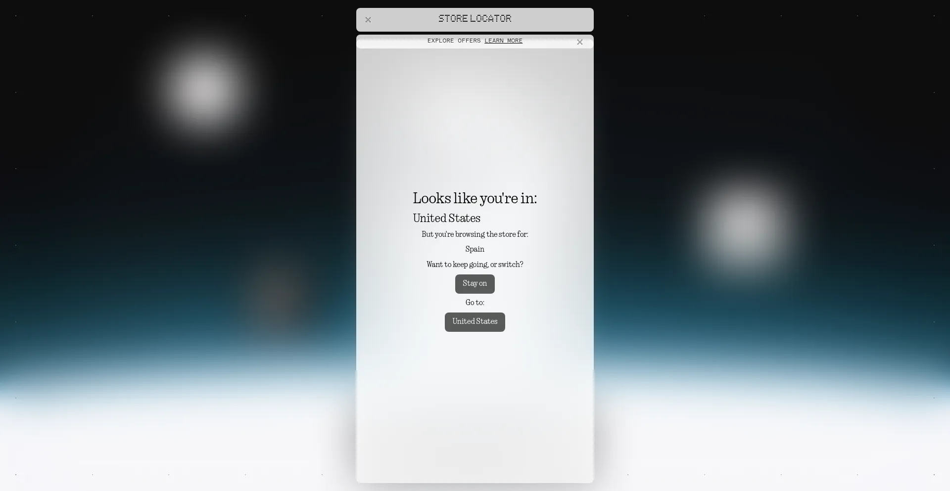 Website screenshot of Es.nothing.tech