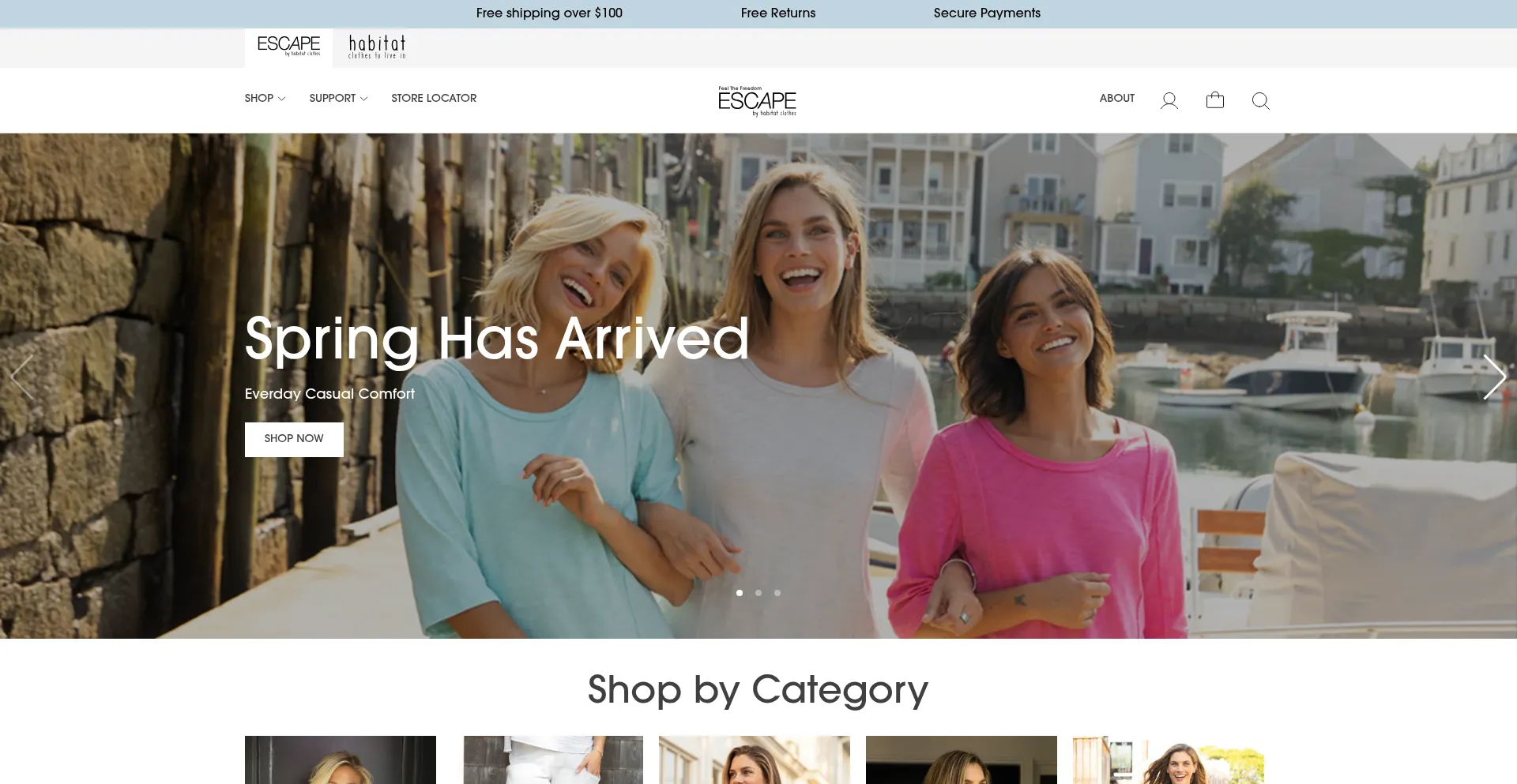 Escapebyhabitatclothes.com