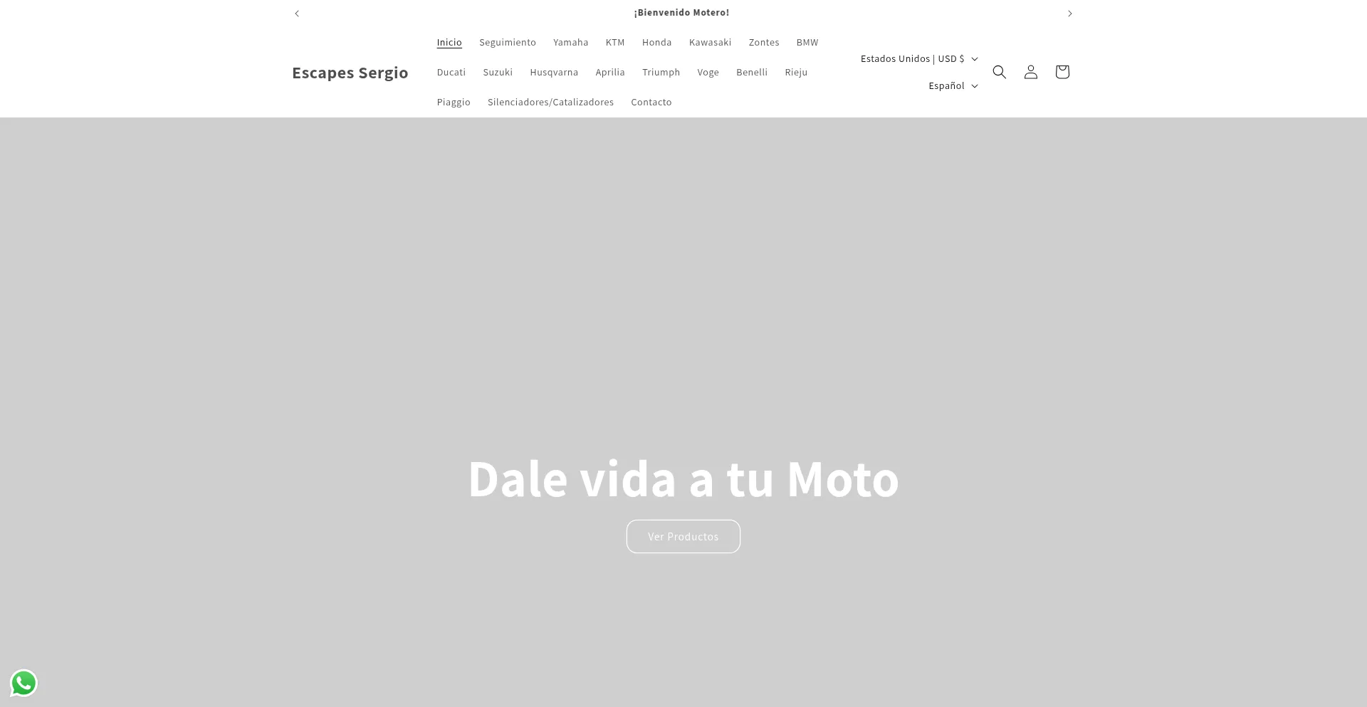 Escapes-sergio.com Screenshot