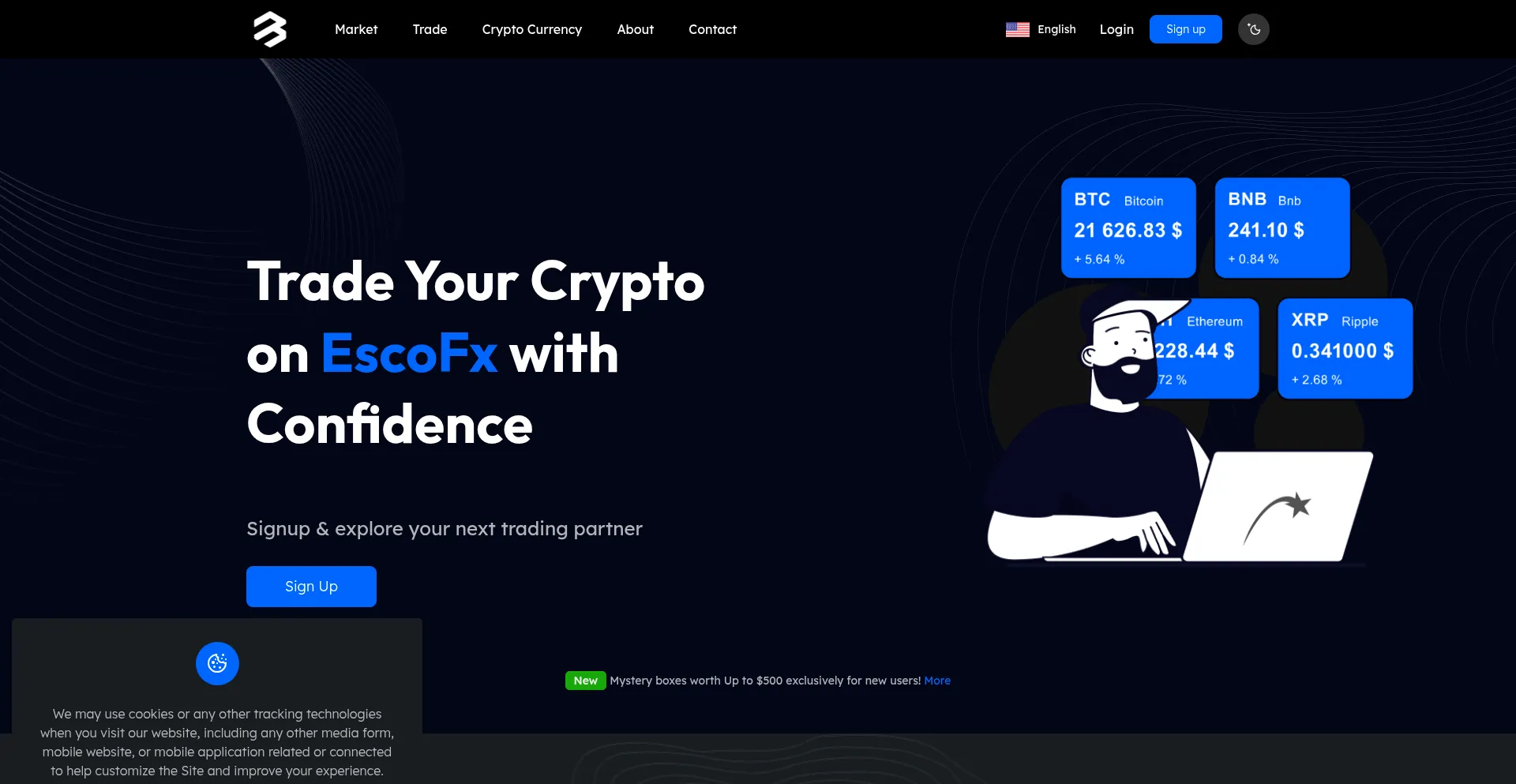 Website screenshot of Escokep.com