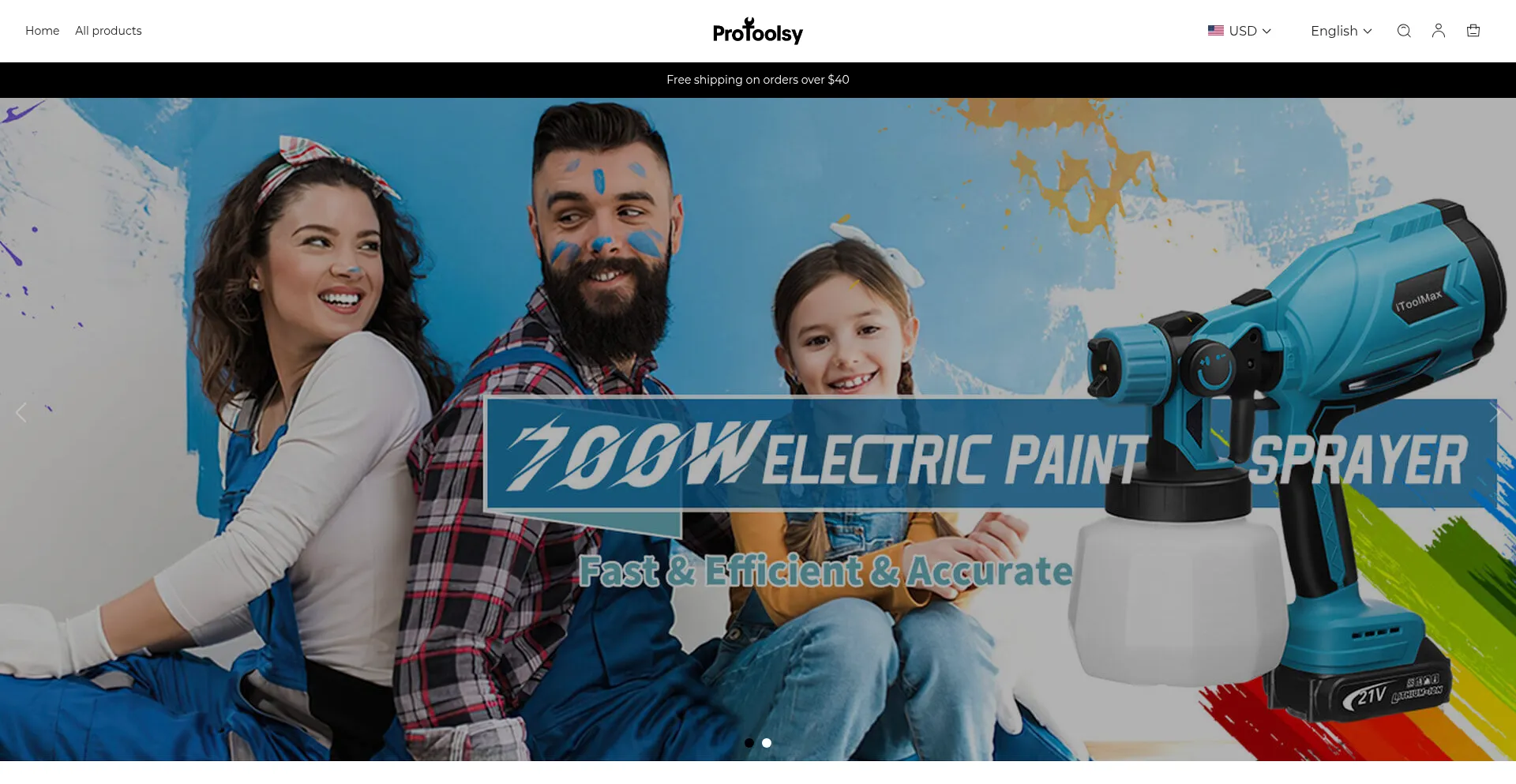 Website screenshot of Esheey.com