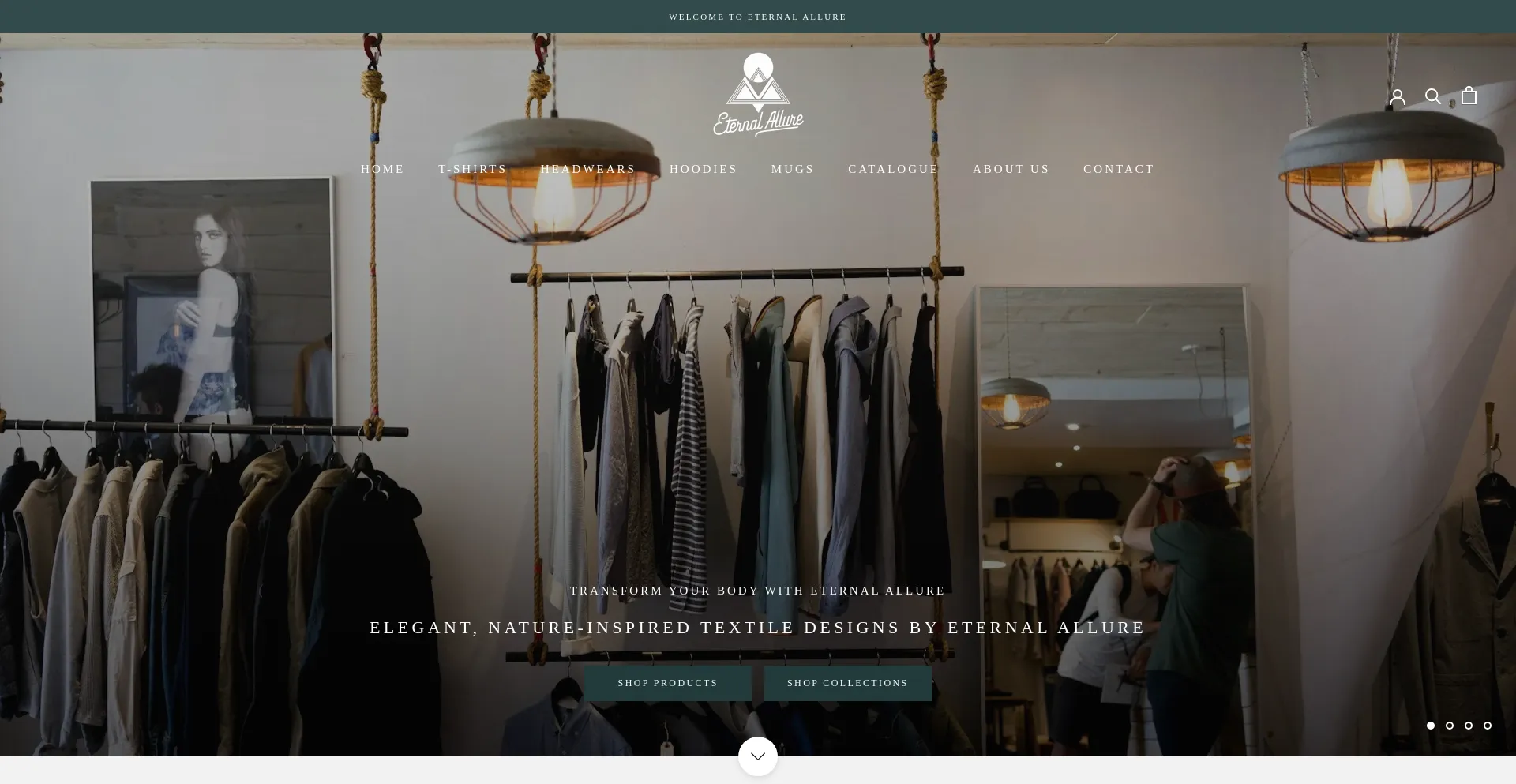 Website screenshot of Eternalallure.org