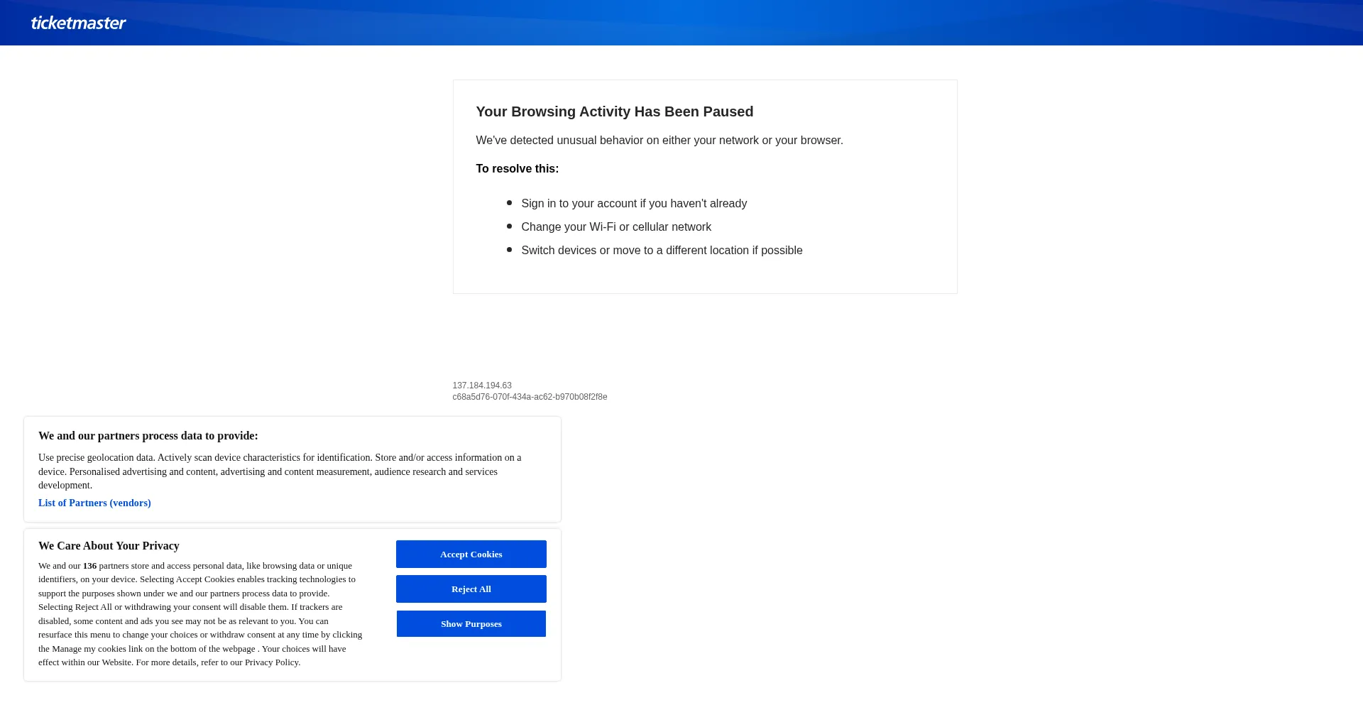 Eticketing.co.uk é Seguro e Confiável?