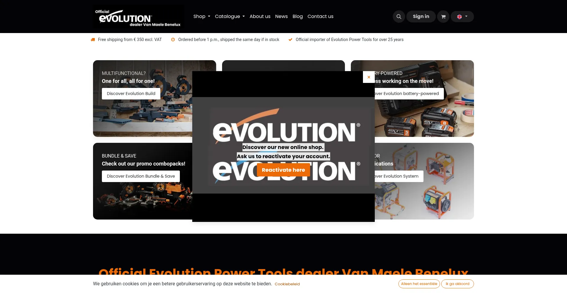 Evolutionpowertools.eu