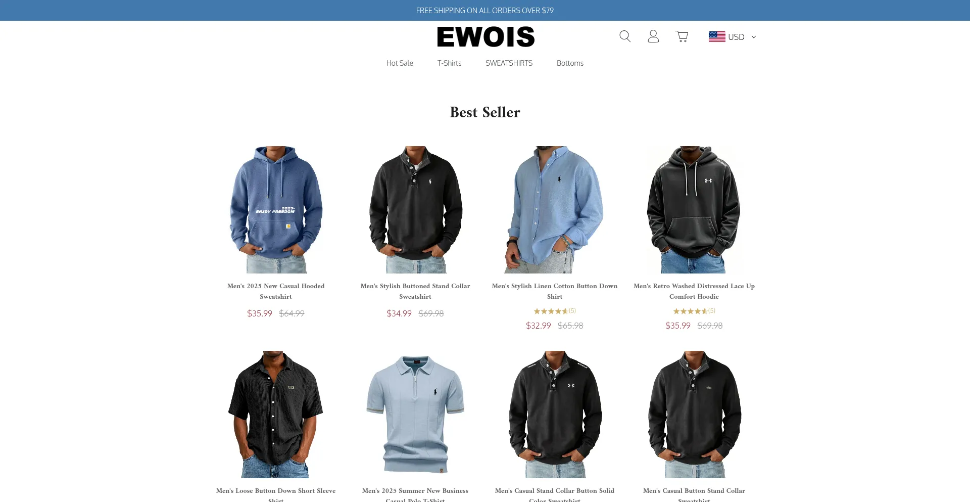 Website screenshot of Ewois.com