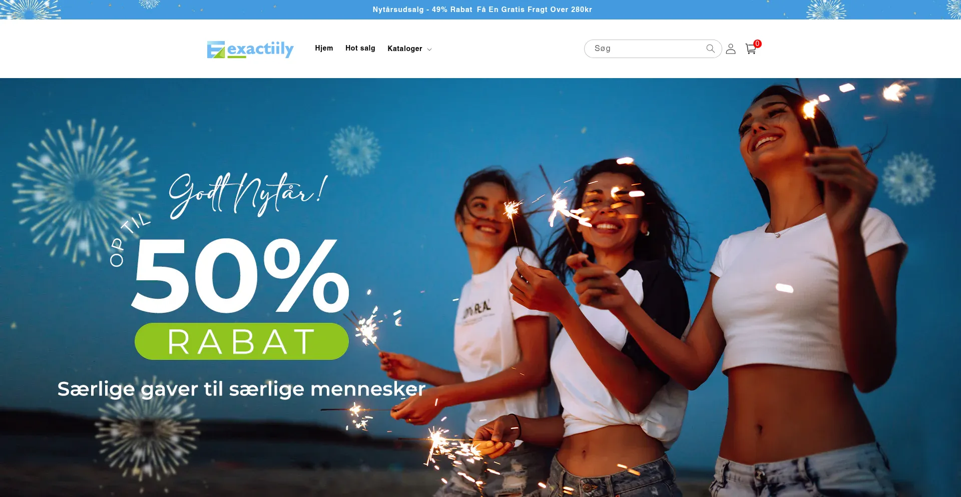 Website screenshot of Exactiily.com