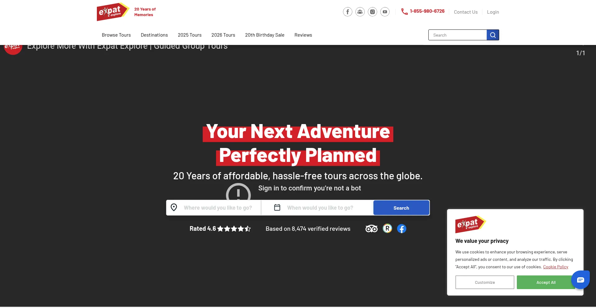 Expatexplore.com Screenshot